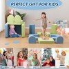 CAPAKIDS Kids Couch, Modular Kids Play Couch with 1000+ Building