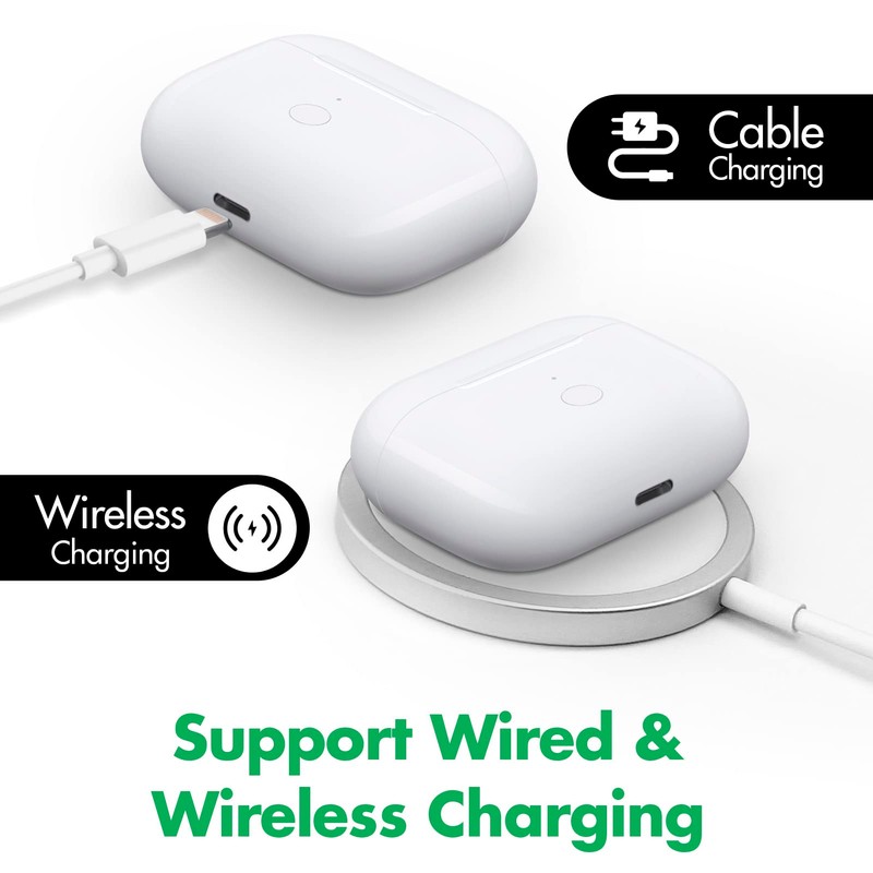 Wireless Charging Case Compatible with AirPods Pro 1st & 2nd