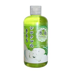 Kimochi Bubble Bath, Polar Bear, Noodle Mochi, Cool Lime, 10.1 fl oz (300 ml) (Bubble Bath, Approx. 7 Doses of Menthol)