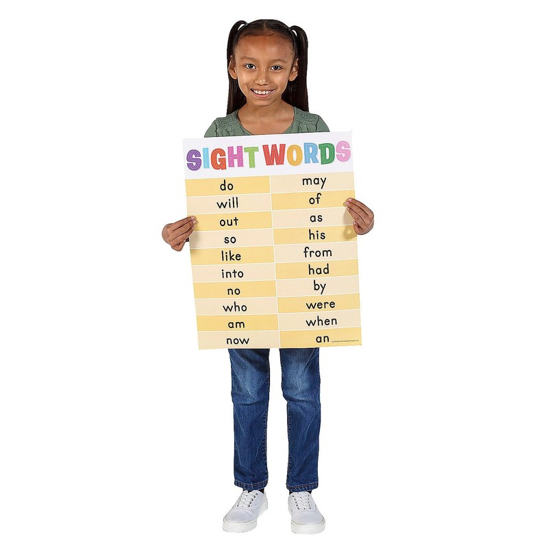 Fun Express 16" x 20 3/4" Elementary Sight Words Classroom