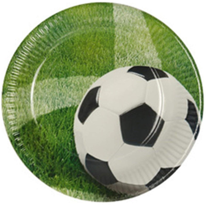 PAPSTAR 81637 Football Paper Plate Diameter: 230 mm