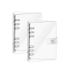 A5 Clear Soft PVC Notebook Cover,2 PCS Notebook Binder 6