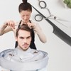 Foldable Waterproof Barber Hair Cutting & Dyeing Cape with Velcro and Hair Catcher Home Use 2ea