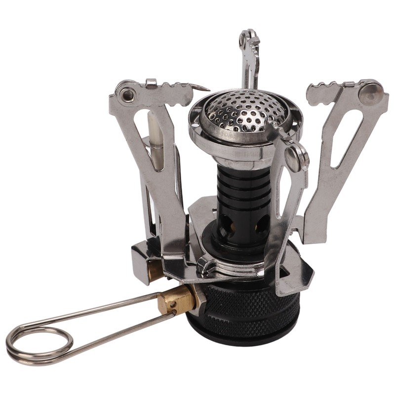 Mini Gas Stove Folding Piezoelectric Ignition Stable Support Portable Camping