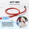 SPECILITE 5/8" Hot/Cold Garden Water Hose 125 ft, -50℉-190℉,Flexible &