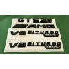 AMG Matte Black GT63s AMG V8 Biturbo Sticker Decal Emblem