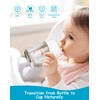 Sippy Cup Soft Spout Conversion Kit for Pigeon Baby Bottle,