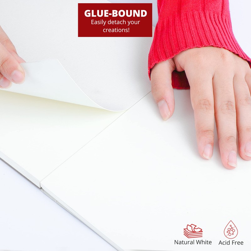 NUCASSO Watercolour Paper Pad A4 x 30 Sheets – Natural