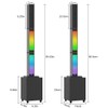 ROXAAN Bluetooth Tower Speaker with Subwoofer, Detachable Soundbars & RGB