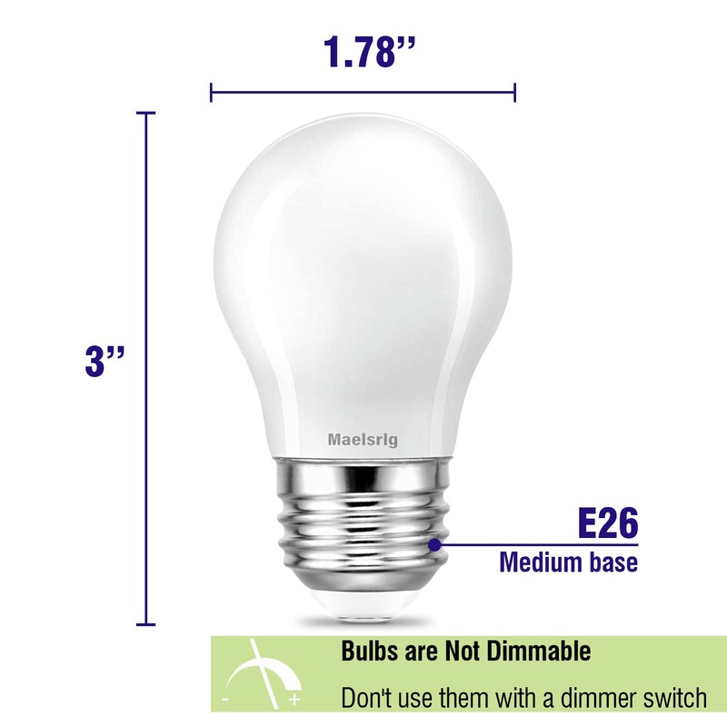 LED Appliance Bulb, 40W Equivalent, Range Hood Light Bulbs, Soft