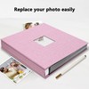 Vienrose Self Adhesive Photo Album with Window, Photo Book for