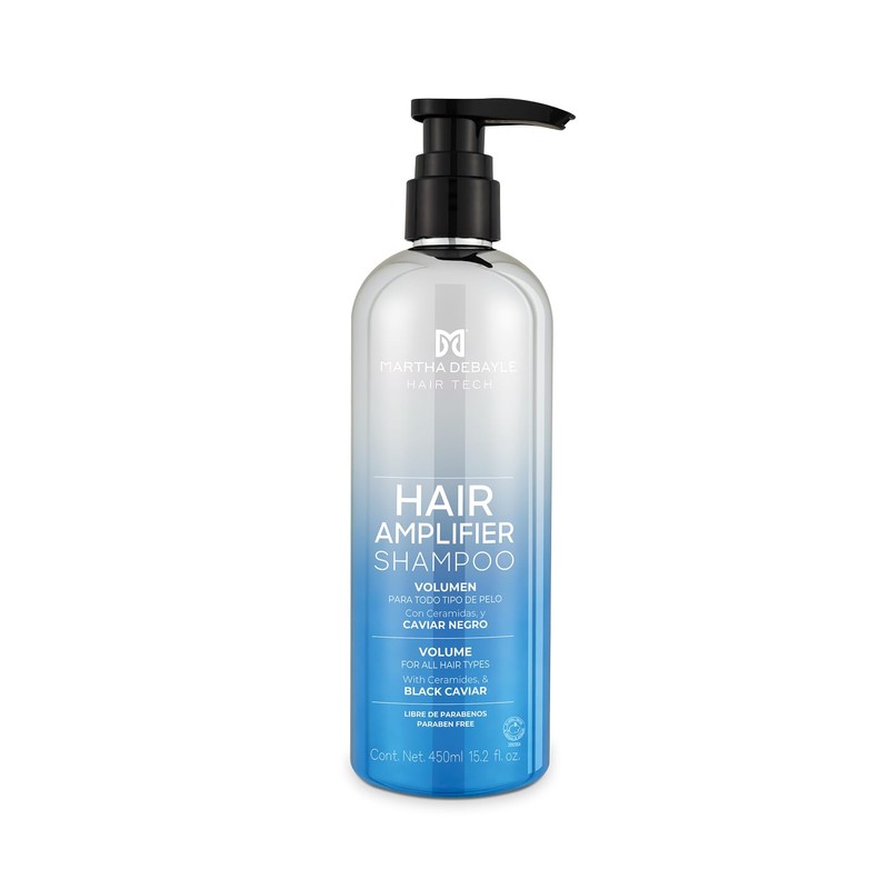 MARTHA DEBAYLE Shampoo HAIR AMPLIFIER para todo tipo de cabello.