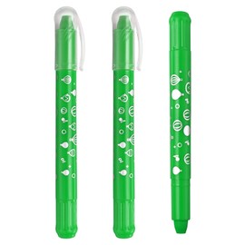 PATIKIL Gel Crayons, 3PCS Watercolor Crayons Silky Water Soluble Twist Bulk for Artists Coloring Drawing Painting, Light Green Crayon