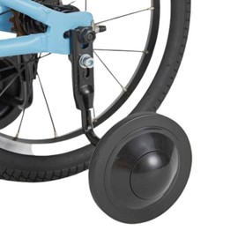RITEWAY Auxiliary Wheels, Black, 18 Inches, For Kids Bikes, Compatible with ZIT