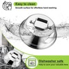 Joyfair Cheese Melting Dome, 2 Pcs Stainless Steel Basting Cover