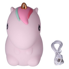 Cute Night Light Cute USB Rechargeable Silicon Lamps with 7 Color Change for Kids