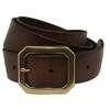 Seattle Men's Casual Jean Full Grain Leather Belt 1-1/2" Wide