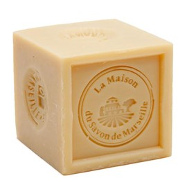 Savon De Marseille - French Soap Cube for Laundry and Household Washing - Made with Organic Vegetable Oil - 300 Gram Cube