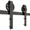 CCJH 4-20FT Sliding Barn Door Hardware Kit Closet Cabinet Track