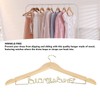 Wedding Hanger Anti Slip Wooden Clothes Hanger Iron Clothing Hanger