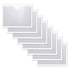 Cerioll Parkscheinhalter, Frontschei Benaufkleber Parkscheinhalter, Transparent Selbstklebende Parkscheininhabers, 8 Stck Parkscheinhalter Fr Windschutzscheibe, Ticket Sticky Back Protect Cover Fr Auto