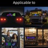 Rupse 14.6"x3.6" Flexible LED Sign for Car, Programmable Scrolling Bright