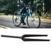 Road Bike Front Fork Carbon Fiber Quick Release Type Flat