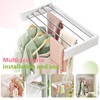 ZdwCyl Wall Mounted Clothes Drying Rack 32 inches,Foldbale Laundry Drying
