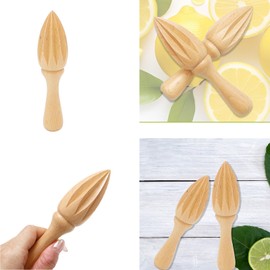 MinnowXY Wooden Citrus Reamer Manual Lemon Squeezer Kitchen Juice Tool Orange Juice Reamer Extractors Lemon Hand Juicer B