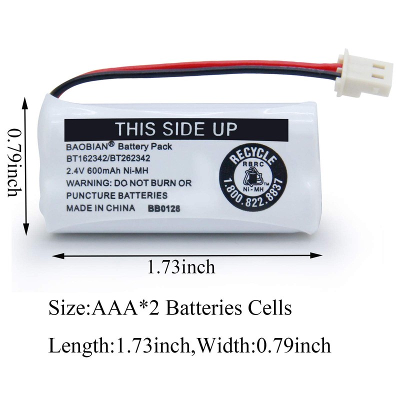 BT162342 BT262342 Battery Compatible with for BT183342 BT283342 BT166342 BT266342