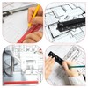 Prasacco 2 Pcs 6 Inch Architectural Scale Ruler, Small Engineer