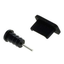 subtel Universal Dust Plugs Set w/USB Type C Dust Cover and 3.5mm Earphone Jack Port Plug, Anti Dust Protectors Compatible with Most Smartphones