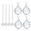 SALUDABLE Suncatcher Crystal Ball Prism Suncatcher Parts (40 mm Set