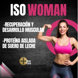 Proteína Hidrolizada MORE THAN PURE Iso Woman Fresa Colágeno Biotina 2kg                                                                              