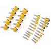 Lovly Kit De Brocas De Fresado 1/4 6.35mm Para Madera,