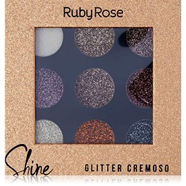 Paleta de Glitter Sombras en Crema para Ojos - Shine Glitter Cream de Ruby Rose