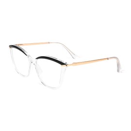 FEISEDY Blue Light Blocking Glasses Computer Glasses Women Men Cateye TR90 Frame B2772
