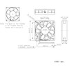 SUNON 24V 0.96W 60x60x15mm 38.7m³/h 29.2dBA; Sunon MF60152V21000UA99