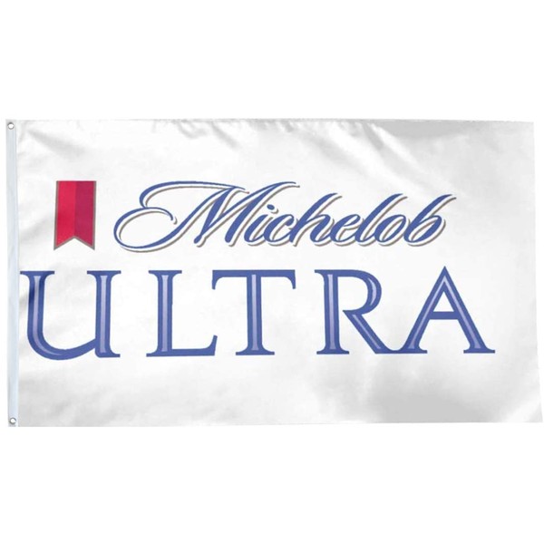 Dimike Michelob Ultra Flag White 3x5ft Banner