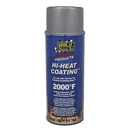 Thermo-Tec 12002 Aluminum High Heat Wrap Coating, 11 oz.