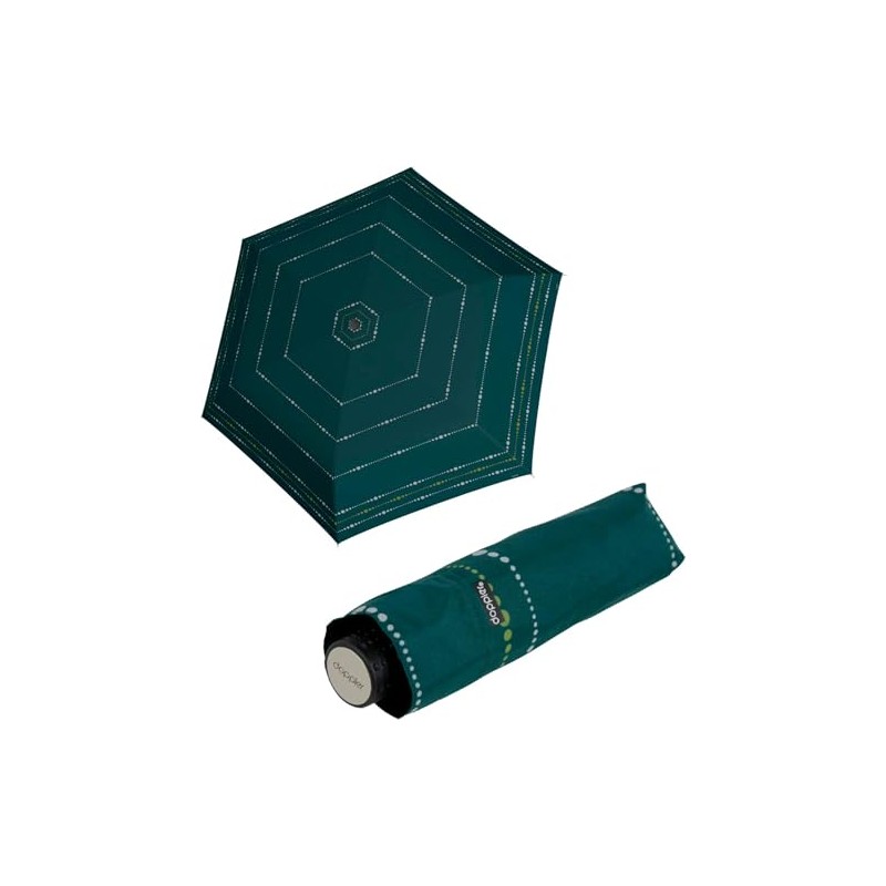 Doppler Fibreglass Havana Sydney Pocket Umbrella Green