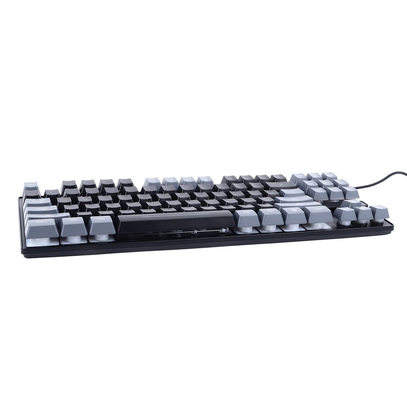 Gaming Keyboard USB 87 Keys RGB Backlit Floating Keycaps Contrast