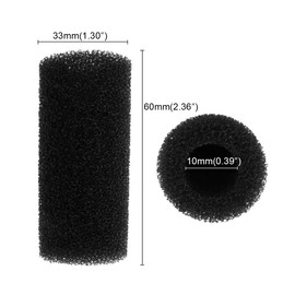 WEAVERBIRD 4PCS Pre-Filter Foam Sponge Roll Aquarium Filter Intake Cover for Aquarium Fish Tank