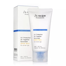 J Recipe 제이스 레시피 UV프로텍션 올 투게더 무기자차 워셔블 선크림 50ml Jace's Recipe UV Protection All Together Mineral Sunscreen Washable 50ml
