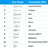 Emergency Light Test Key Set, Premium Stainless Steel Construction with