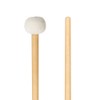 1 Pair Felt Mallets Drum Sticks with Wood Handle for