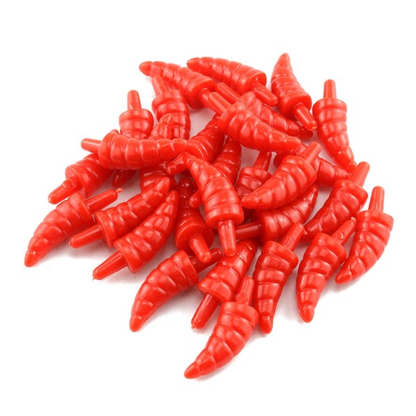 E-outstanding 50pcs Red Snowman Nose 9x22mm Plastic Toy Nose Santa