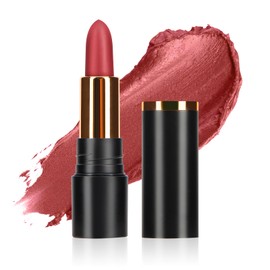 Anglicolor Red Lipstick, Matte Lipstick, 24 Hour Lipstick, Waterproof, High Coverage, Rich and Radiant Colour, Vegan & Cruelty-Free (04#Chili, 3.8g)