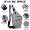 Ultra-Thin Crossbody Chest Bag for Daily Carry – Soft Sling