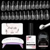 Makartt Nail Tips and Glue Gel kit, Solid Nail Glue